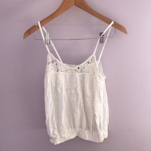 Charlotte Russe Lace Tank Top